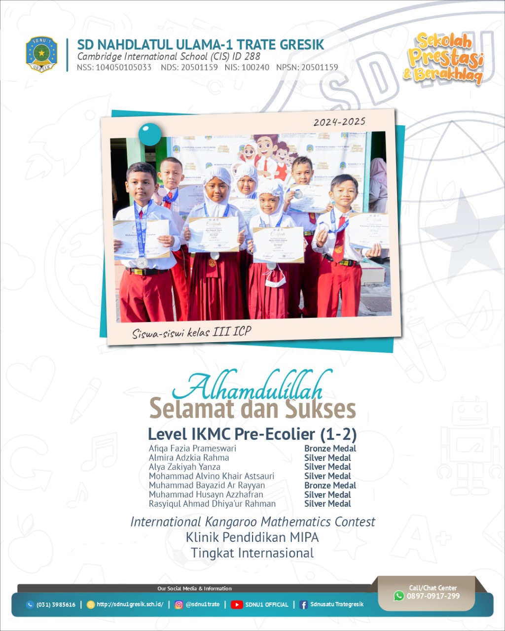 sdnu1trate_kakak-kelas-3ICP-Juara-Level_IKMC_Ecolier_3_4-IKMC-klinik pendidikanMIPA-2024-tingkat-internasional